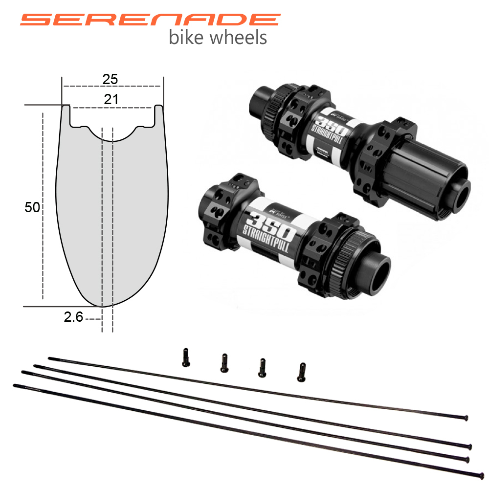 Cyclocross 50mm Tubeless Carbon Road Bike Wheels DT 350S Disc Hubs  Sapim xc-ray spokes Cyclocross 50mm Tubeless Carbon Road Bike Wheels DT 350S Disc Hubs 