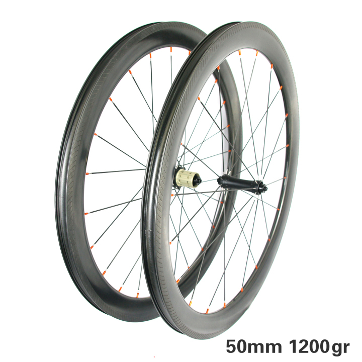 Road wheelset top rim brake
