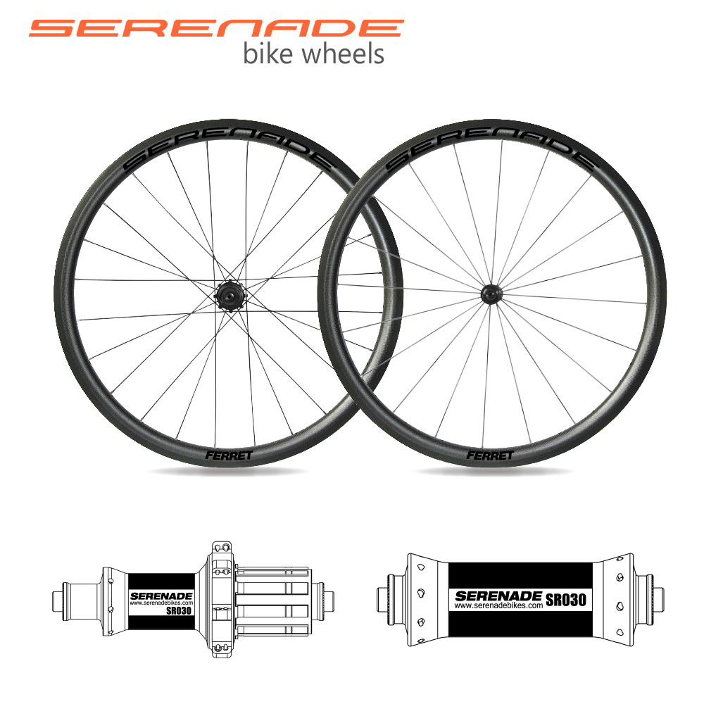 700C full carbon road bicycle components 33mm deep 25mm wide tubular tire with straight pull hubs 1200 gr 33mm carbon tubular wheelset bicycle components tubular tire