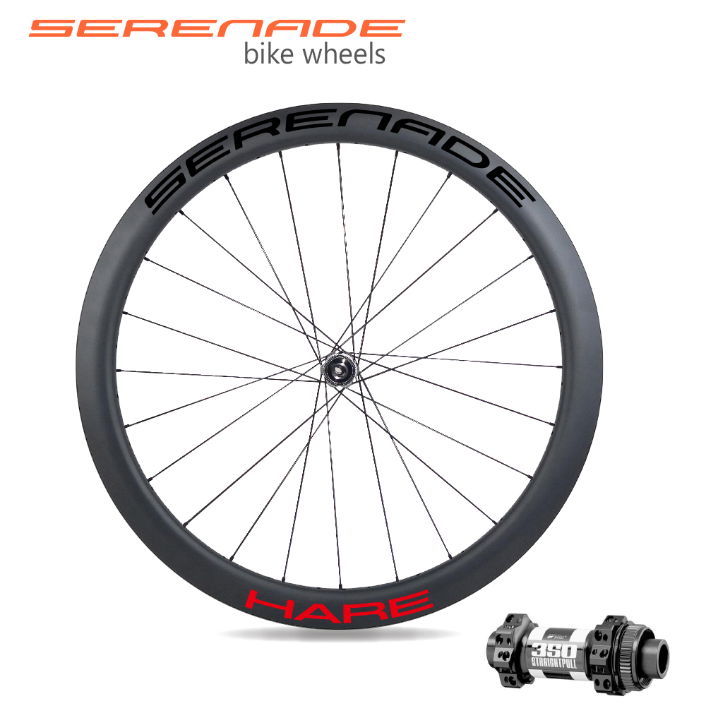 Serenadebikes 45mm tubeless carbon rims 700c Full Carbon Road Wheels With DT350 Hubs  DT350 Hubs 45mm tubeless carbon rims 700c Full Carbon Road Wheels