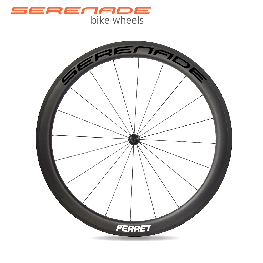 Ferret Carbon 700C 50mm Tubular Carbon Fiber Road Bike Wheels Bicycle Wheelset 25mm U Shape Rim Width Ferret 50mm tubular road bike wheelset 25mm wide carbon clincher rims