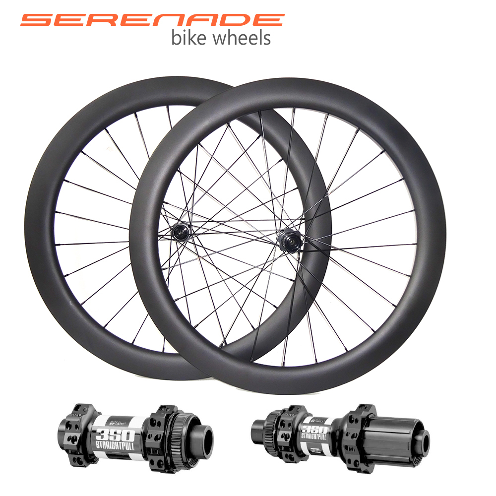 55mm deep carbon 700C 25mm wide road wheelset tubeless compatible DT350 straight-pull hubs 55mm deep carbon 700C 25mm wide road bike wheelset tubeless compatible