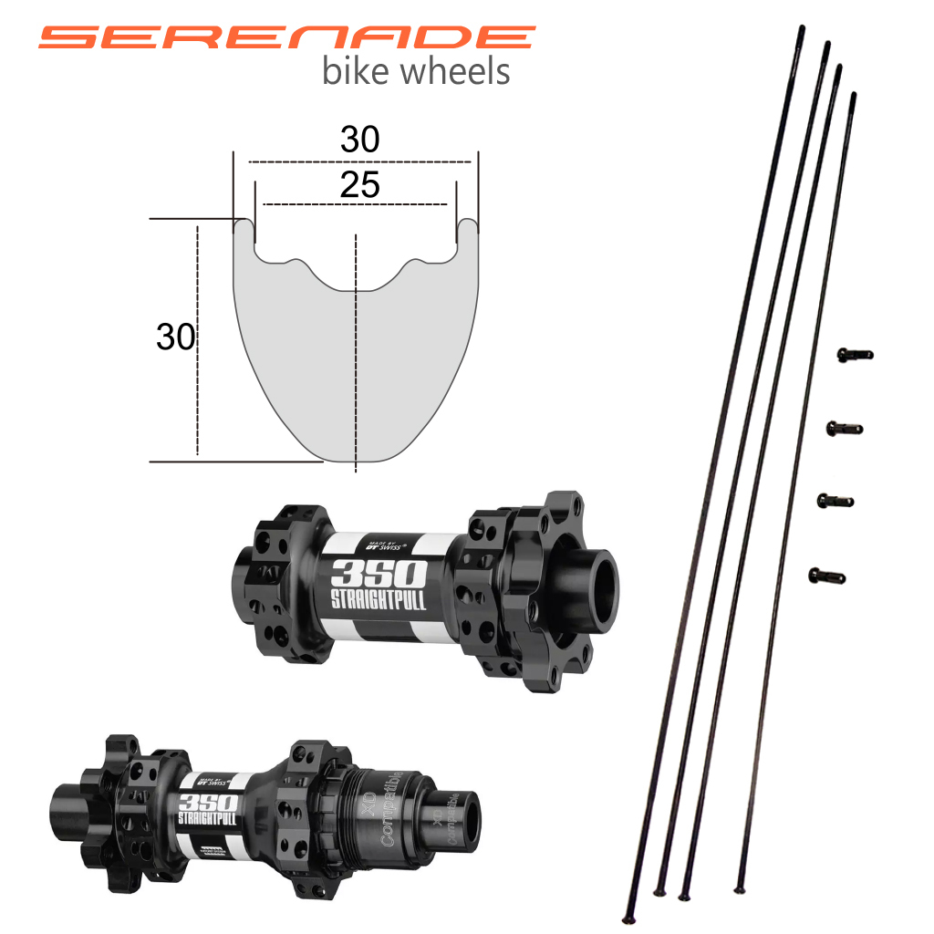 30mm Wide 30mm Deep Carbon Mountiain Bicycle Wheels 29er MTB Bike Wheelset DT 350 Hubs 1370 gr 30mm 29er Carbon Mountiain Bicycle Wheelset DT swiss 350 Hubs