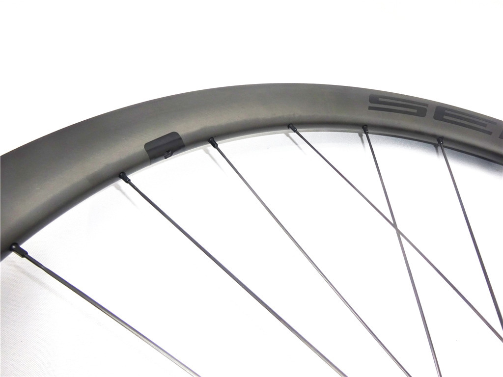 Allroad | Gravel Pro Carbon Road Bike wheels 35mm deep 31mm wide tubeless rim with Boost hub Boost Allroad Gravel carbon road bike wheel set 35mm hookless tubeless