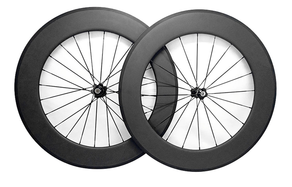 700C clincher bike wheels 88mm deep 25mm wide clincher for road bikes 700C 88mm Clincher Carbon Wheels Road 25mm wide tubeless ready 