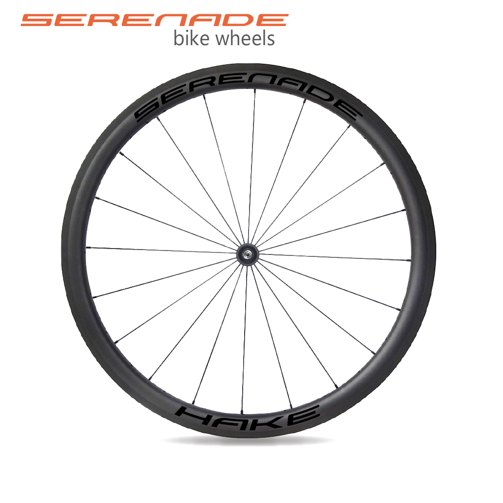 700C 38mm Depth Carbon Tubeless Bike Rims Ratchet System 36T Bicycle Wheel Hub Serenade 38mm Tubeless Carbon Road Bike Wheelsset Ratchet 36T Hub 