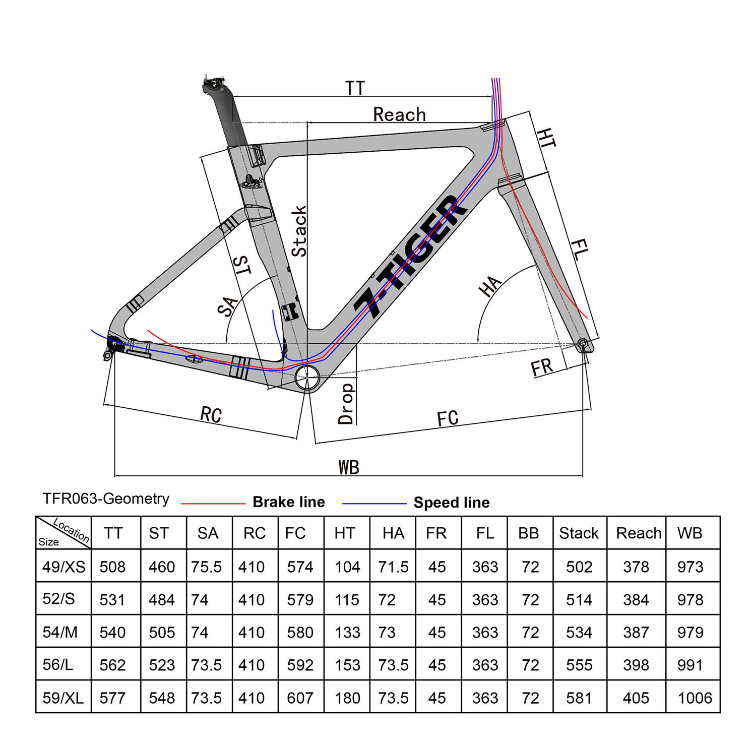  T800 Full Carbon Disc Brake Road Bike Frame With Handlebar Aero Racing Bicycle Carbon Frameset 100/142mm Thru Axle Thru-Axle Carbon Disc Brake Road Bike Frame With Integrated Handlebar