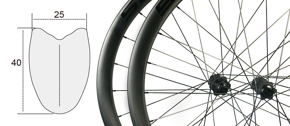 1268gr Carbon Cyclocross Road Bike Wheelset 700c Disc Brake 40mm Tubular CX Cyclocross Season 2023 Carbon Wheelset Disc Brake 40mm Tubular 