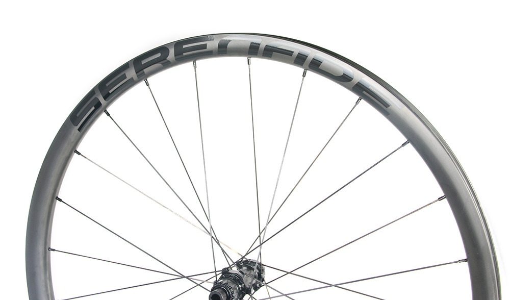 1190gr 30mm Carbon Gravel Bike Wheelset Tubeless UD Paintless Rims Disc Brake Ratchet 36T Wheels SR042 hub Hookless 25mm Carbon Fiber Gravel Bike Wheelset Paintless Rims