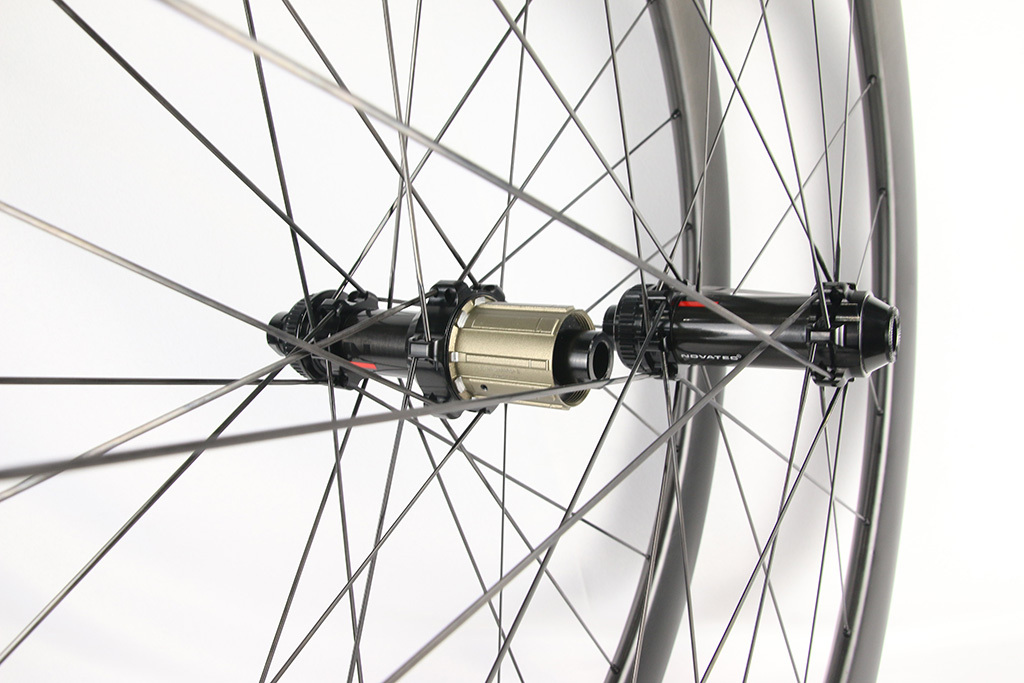 Allroad | Gravel Pro Ebike Carbon Bike wheels 40mm deep 31mm wide tubeless rim with Boost hub Ebike Allroad Gravel Road Carbon Bike Wheel Set 40mm Hookless tubeless