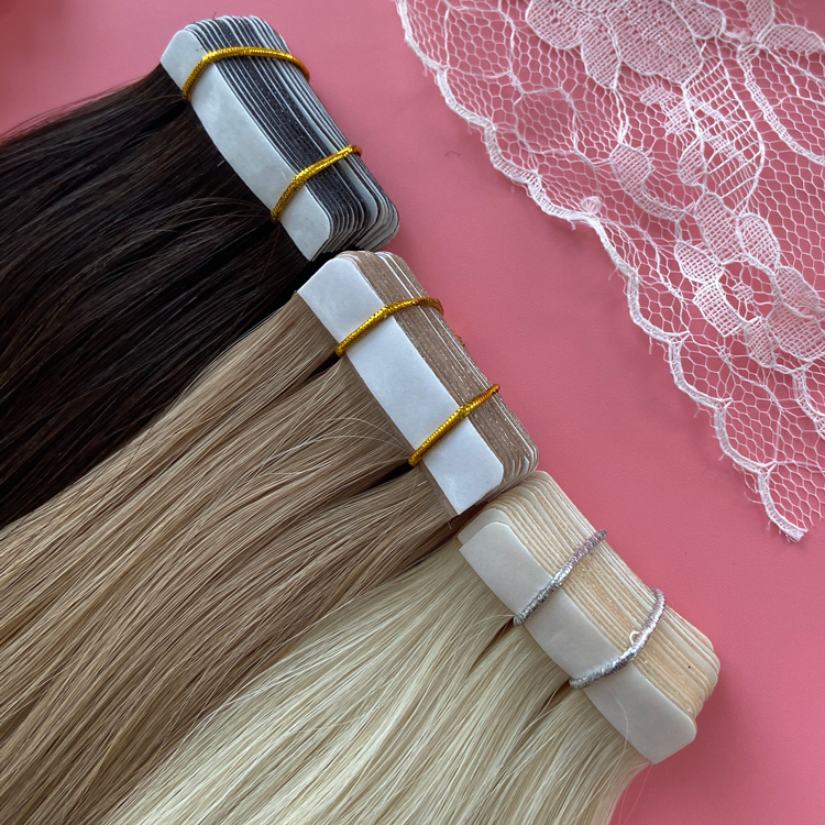 Wholesale Russian Remy Tape Hair Extensions Double Drawn Extensions Double Drawn Tape Hair  