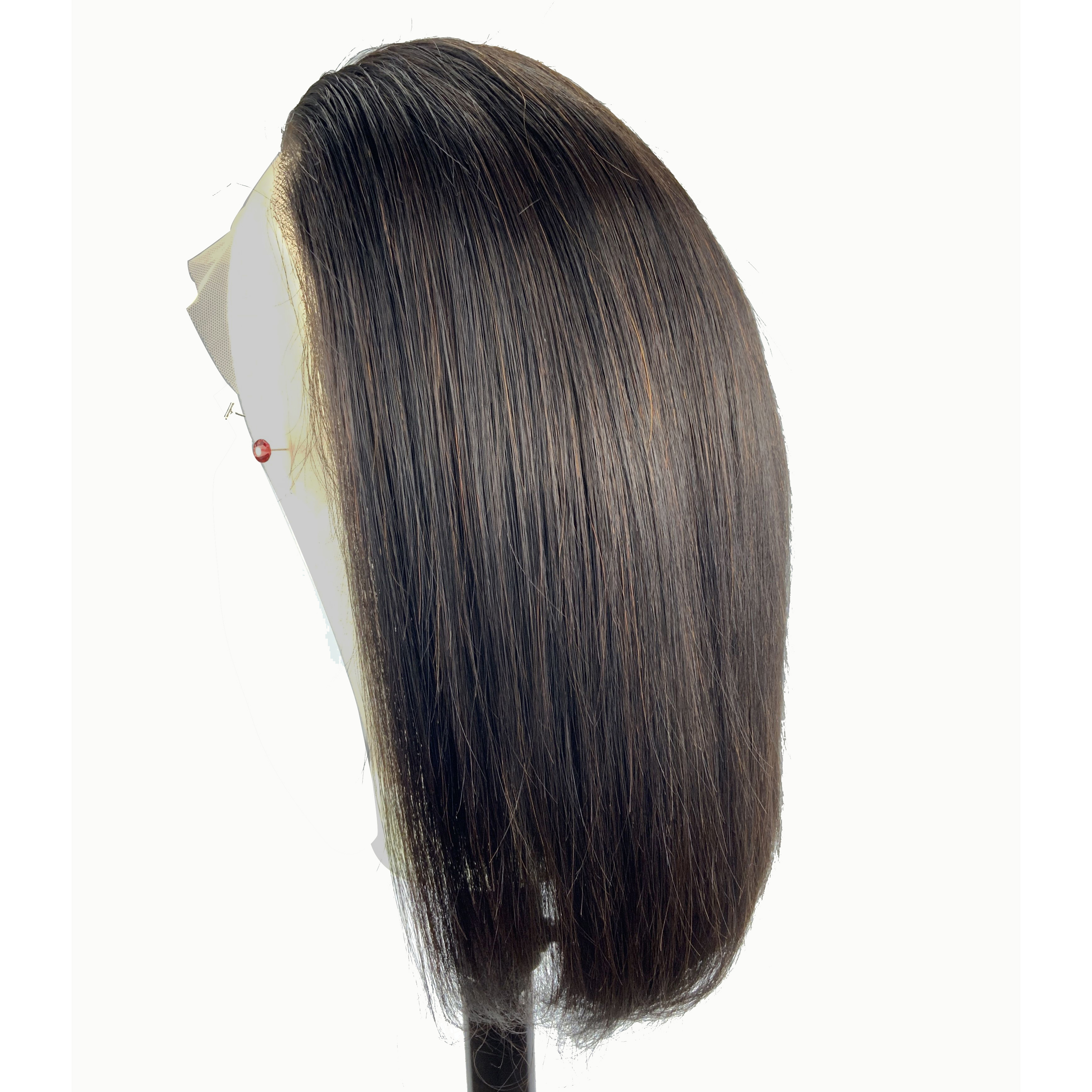 Lace Frontal Human Hair Wigs Virgin Remy Transparent lace Bob wigs  