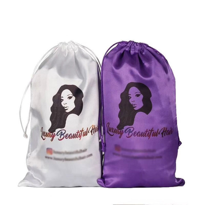 Customized Satin Bags For Hair Packing