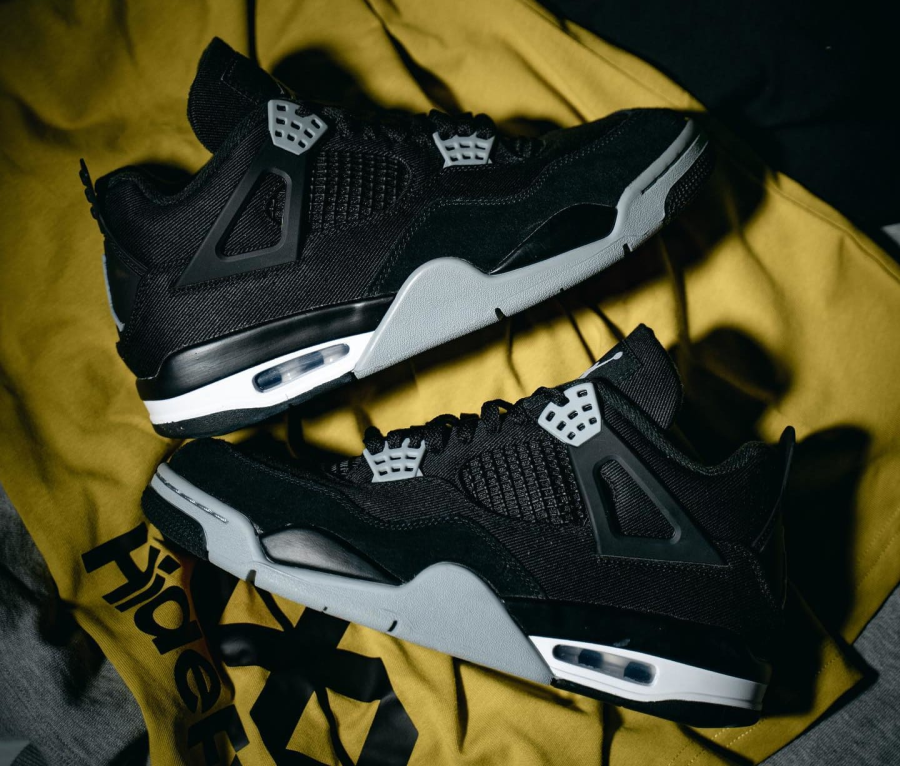 The Best Fake Air Jordan 4 Retro Black Canvas reps Shoes on BSTsneakers.com