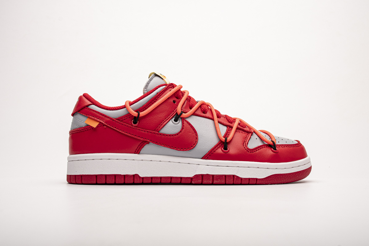 Best Fake Nike Dunk Low Off-White University Red CT0856-600 for Sale ...