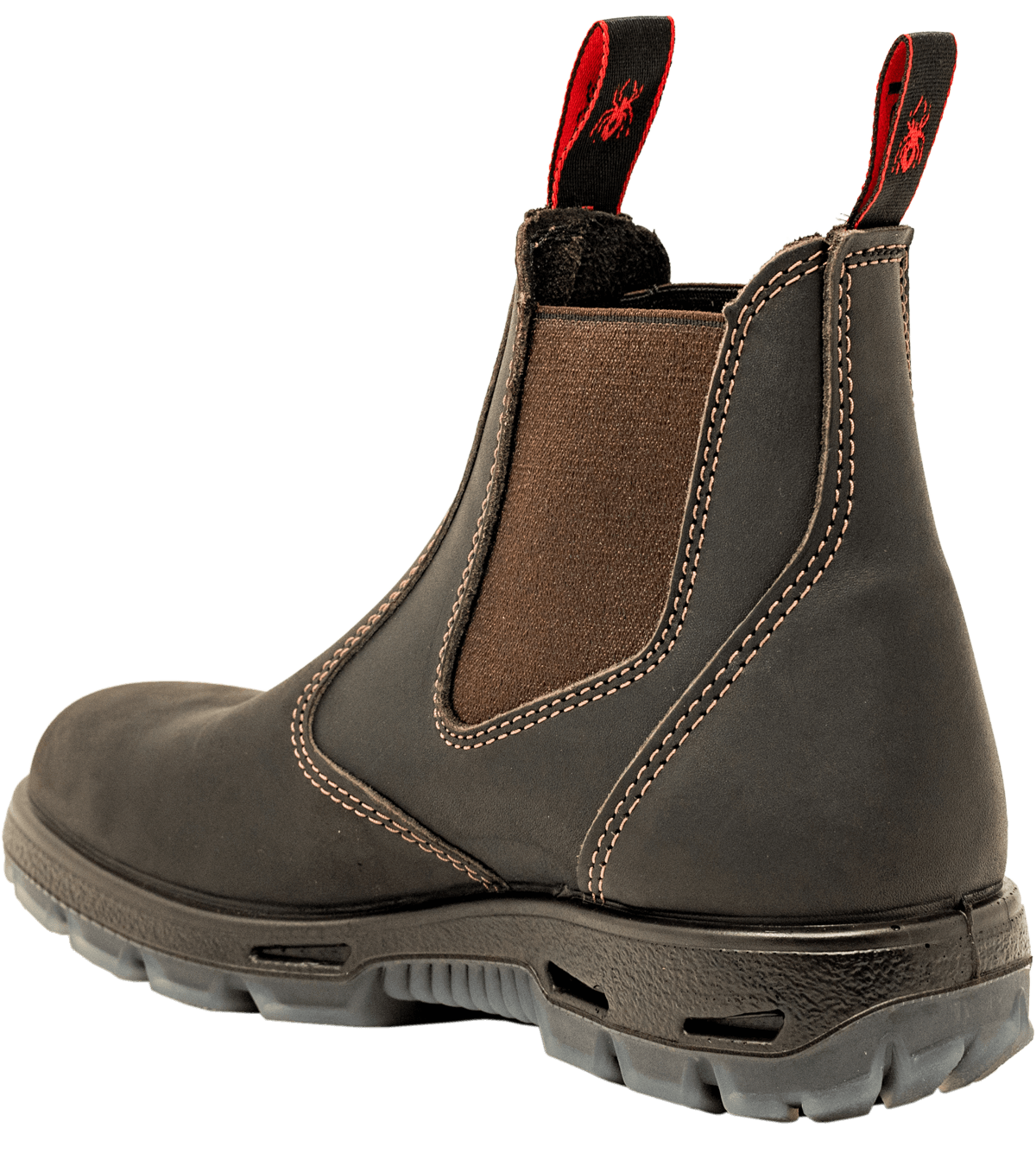 redback bobcat safety boots claret