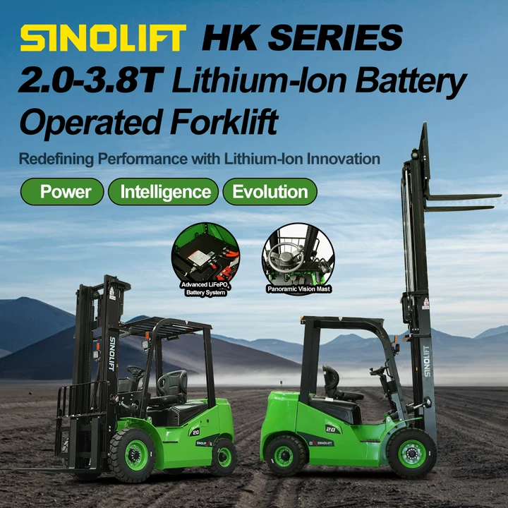 Power Meets Intelligence: Discover the SINOLIFT CPD20-38HK Lithium-Ion Forklift Series