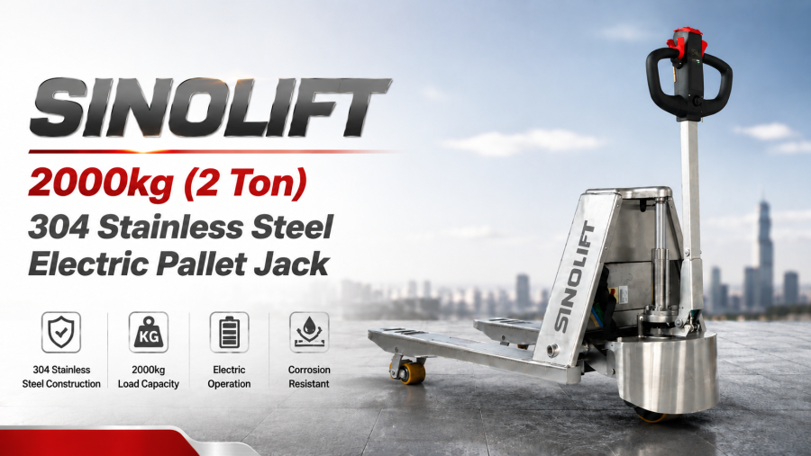 2000kg 304 Stainless Steel Electric Pallet Jack