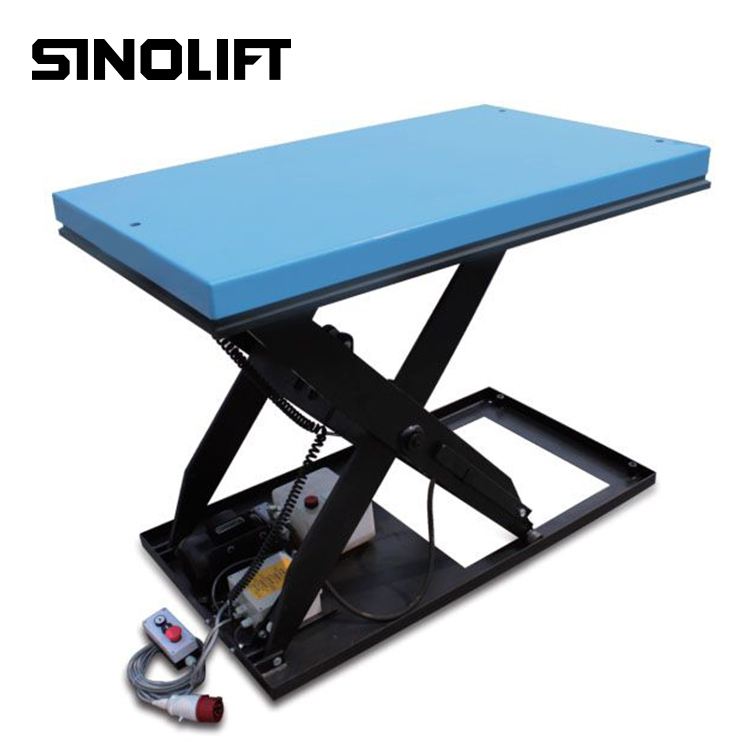 Pneumatic pallet lift table light duty scissor lift