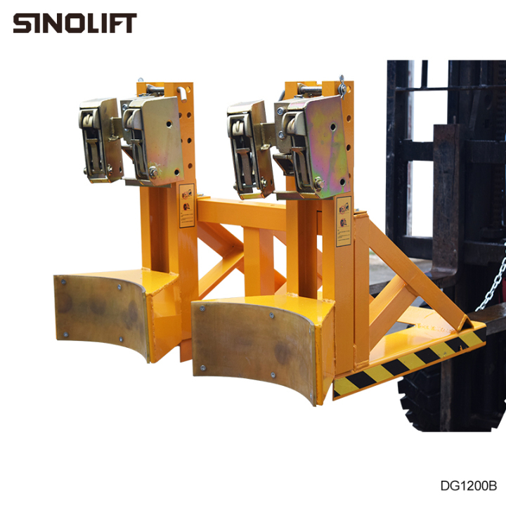 Drum grabber forklift forklift drum dumper