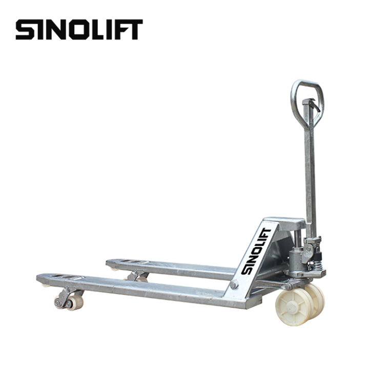 SINOLIFT NPG Load 3000kg Hand Galvanized Pallet Truck on sale