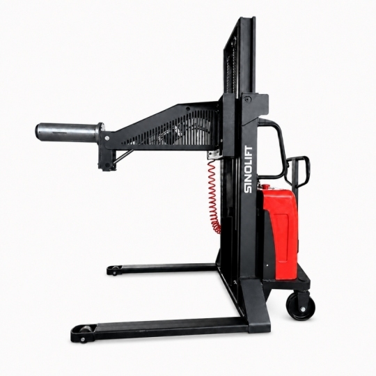 Semi-Electric Roll Lifter with Pneumatic Expanding Mandrel