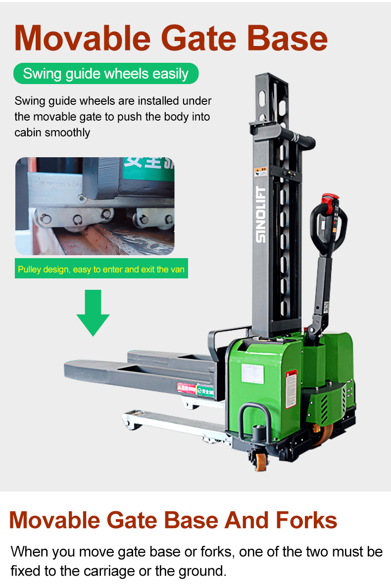 SINOLIFT ZSL Series electric Self Loading Stacker