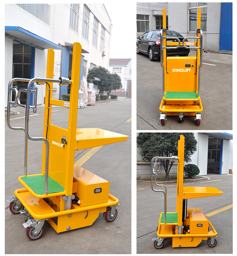 WF Semi-Electric Order Picker Semi Electric Order Picker With Two Parking Brakes Capacity 200kg