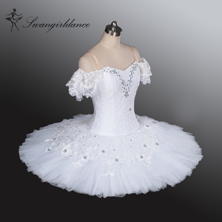 Free Shipping Adult White Swan Lake Classical Ballet Tutu Professional Ballet Tutus Bt9001 
