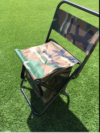 LEADALLWAY Fishing Chair with Cooler Bag and Folding Camping Table