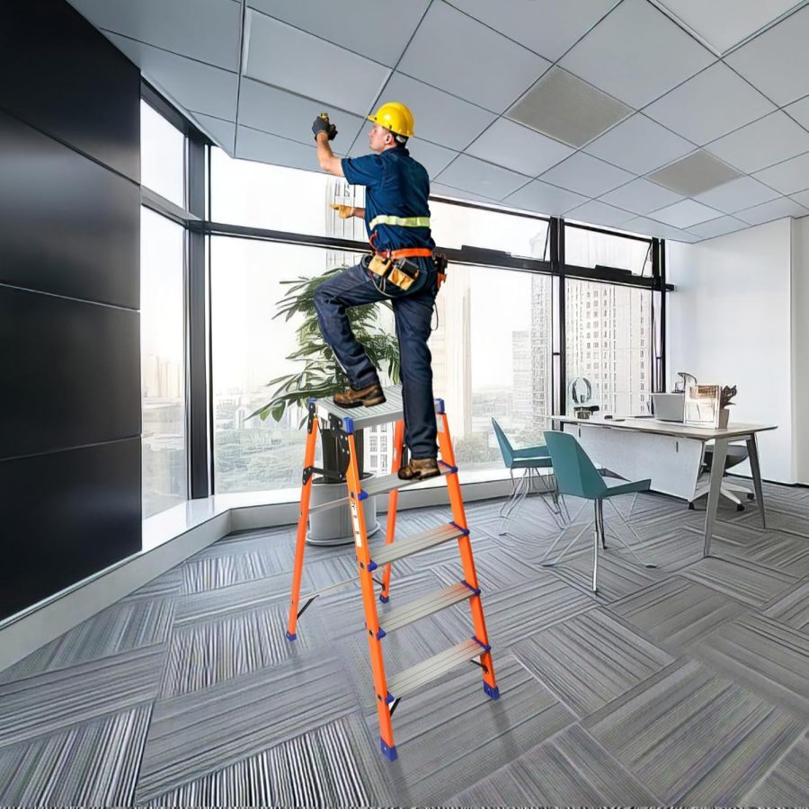 The Exceptional LEADALLWAY Fiberglass Ladder for Unrivaled Safety and Functionality