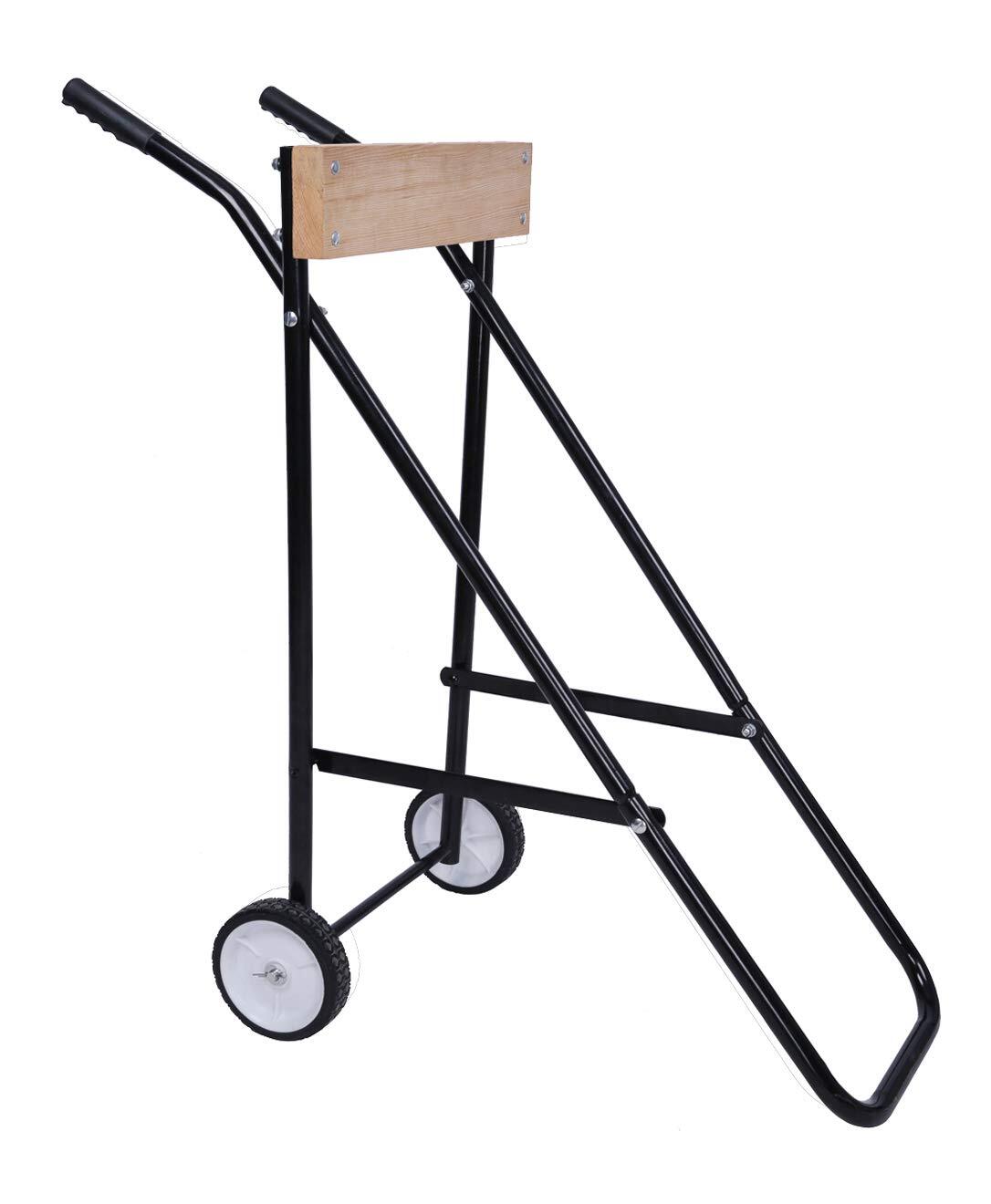 Outboard Boat Motor Stand Cart With Handle 30hp 115lb Capacity 