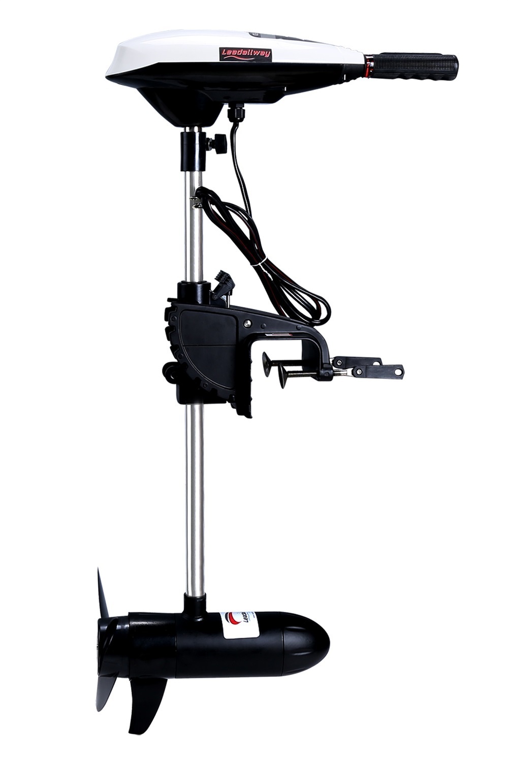 LEADALLWAY 12V 65LBS Electric Trolling Motor Thrust Transom Mounted 