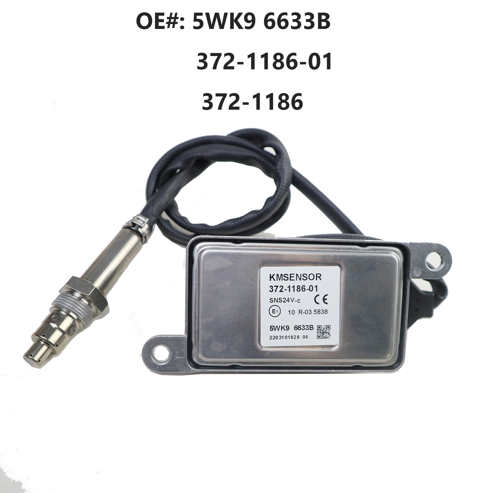 5WK9 6633B NOx Sensor Nitrogen Oxide Sensor 372 1186 01 372 1186 For