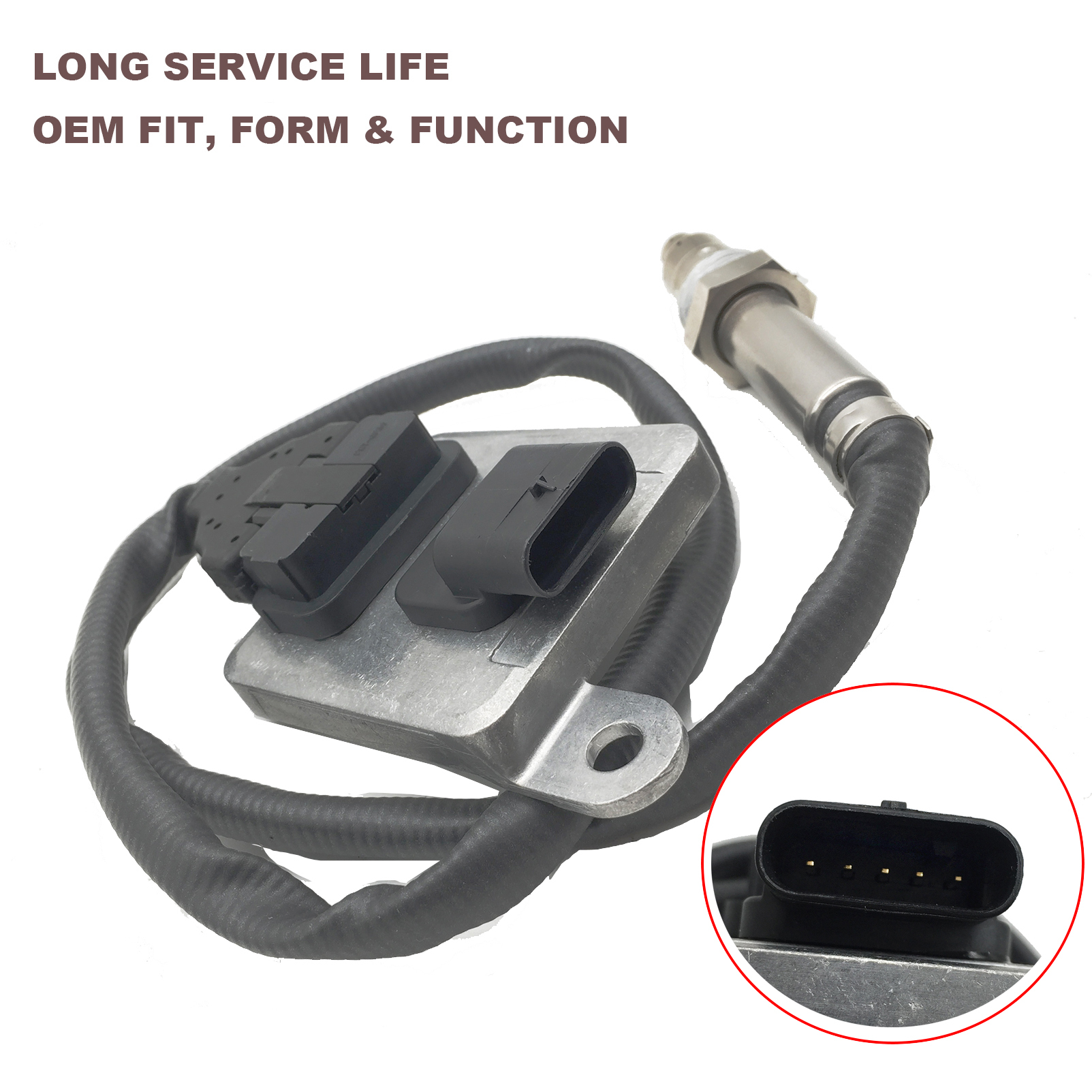 HXYBBGS NOx Nitrogen Oxide Sensor Replacement For Isuzu NPR NQR 4HK1 4JJ1 Engines 2011-2019 | 8982465062 8982465063