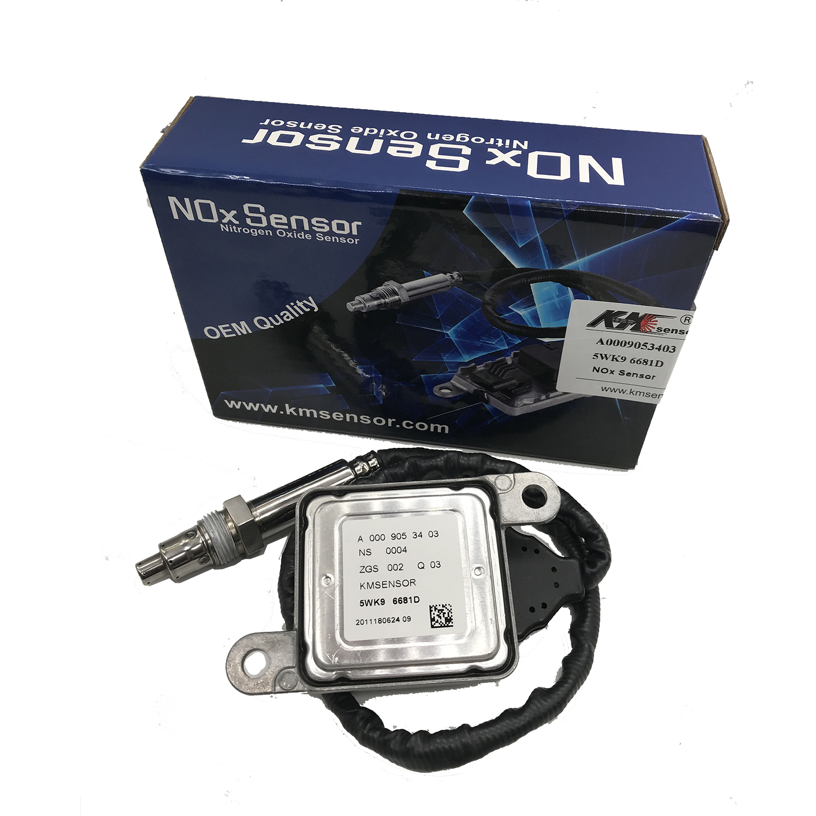 kmsensor 5WK9 6681D NOx Sensor DEF Nitrogen Oxide Sensor A0009053403 For  Benz W166 W172 W205 W207 W221 W212 Sprinter 2014-2016