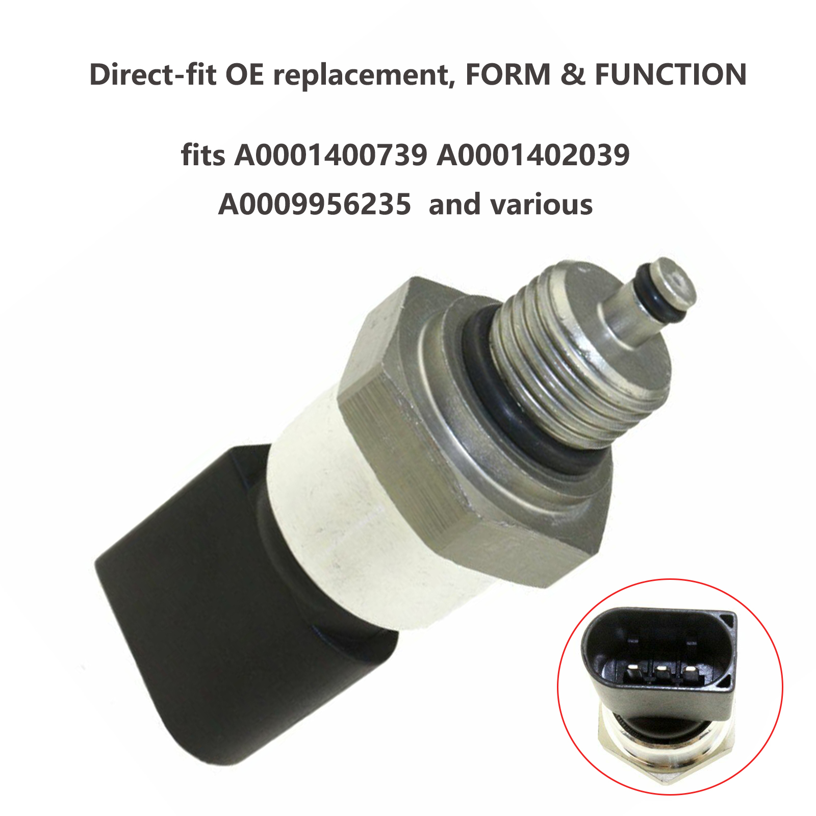 kmsensor A0061537528 Exhaust Fluid Pressure Sensor Fits Detroit Diesel