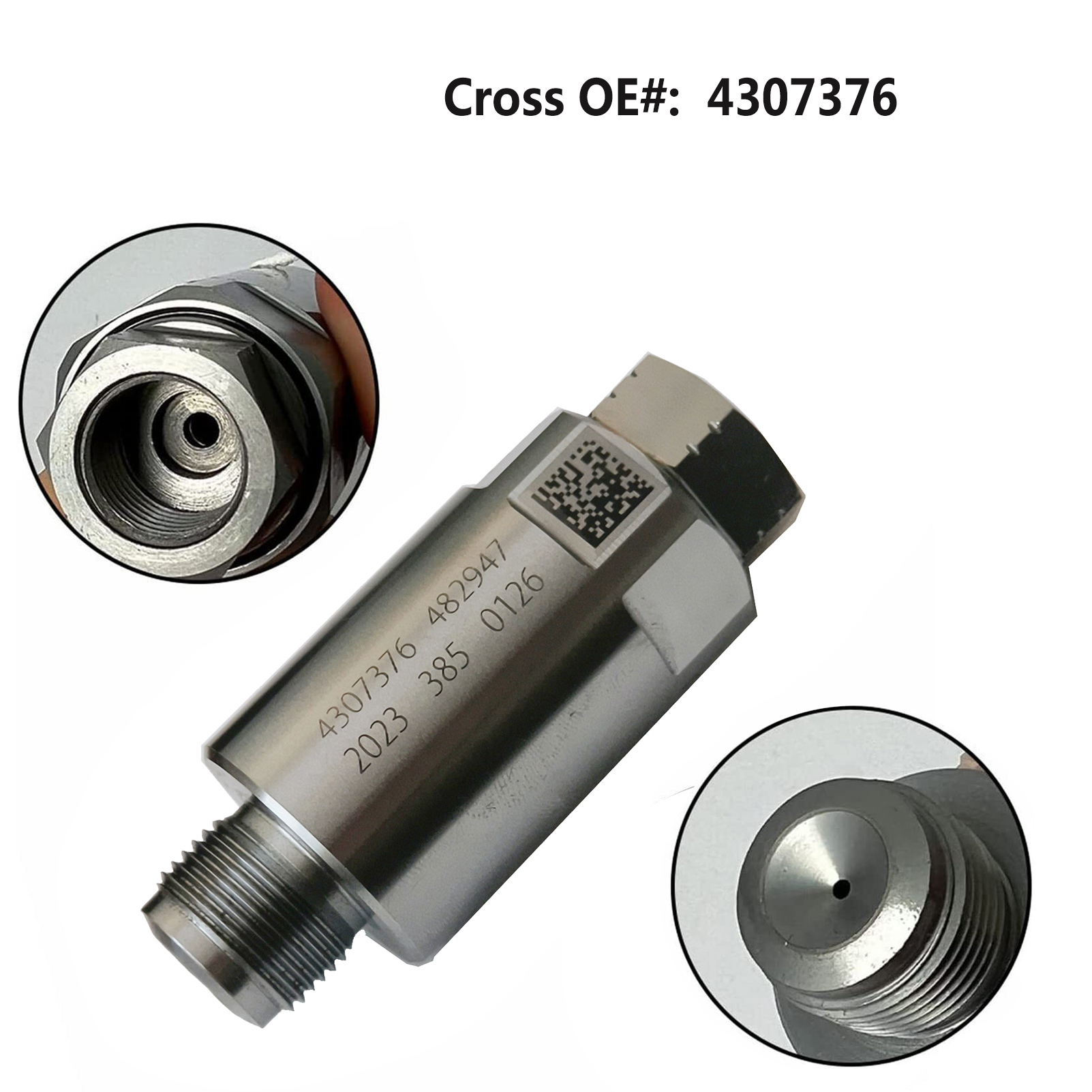 kmsensor 4307376 Diesel fuel Pressure Relief Valve fits Cummins