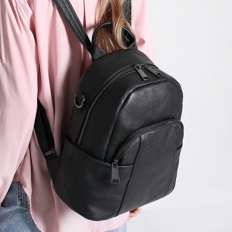 2018 new China Guangzhou backpack Backpack female leather fashion ...