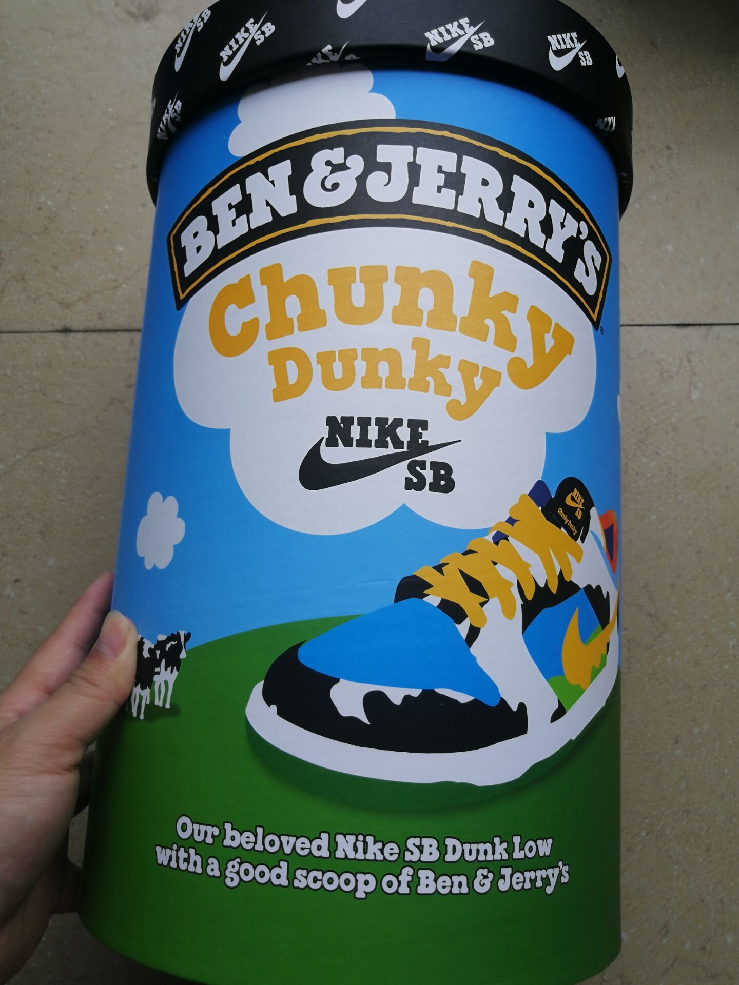 dunk ben and jerry box