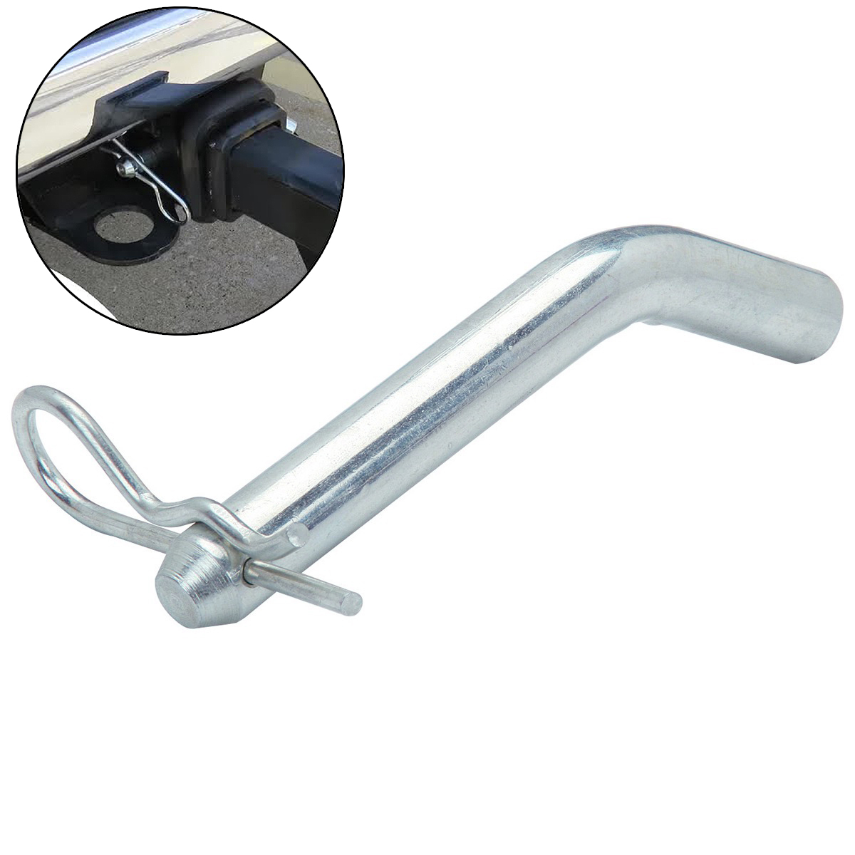Trailer Hitch Pin & Clip, 5/8Inch Fits 2Inch Receiver