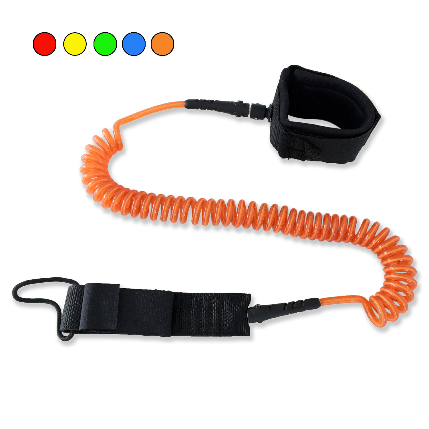 Surfing Foot Safe Leg Rope Kayak Accessory Surfboard Paddle Leash Elastic Strap 
