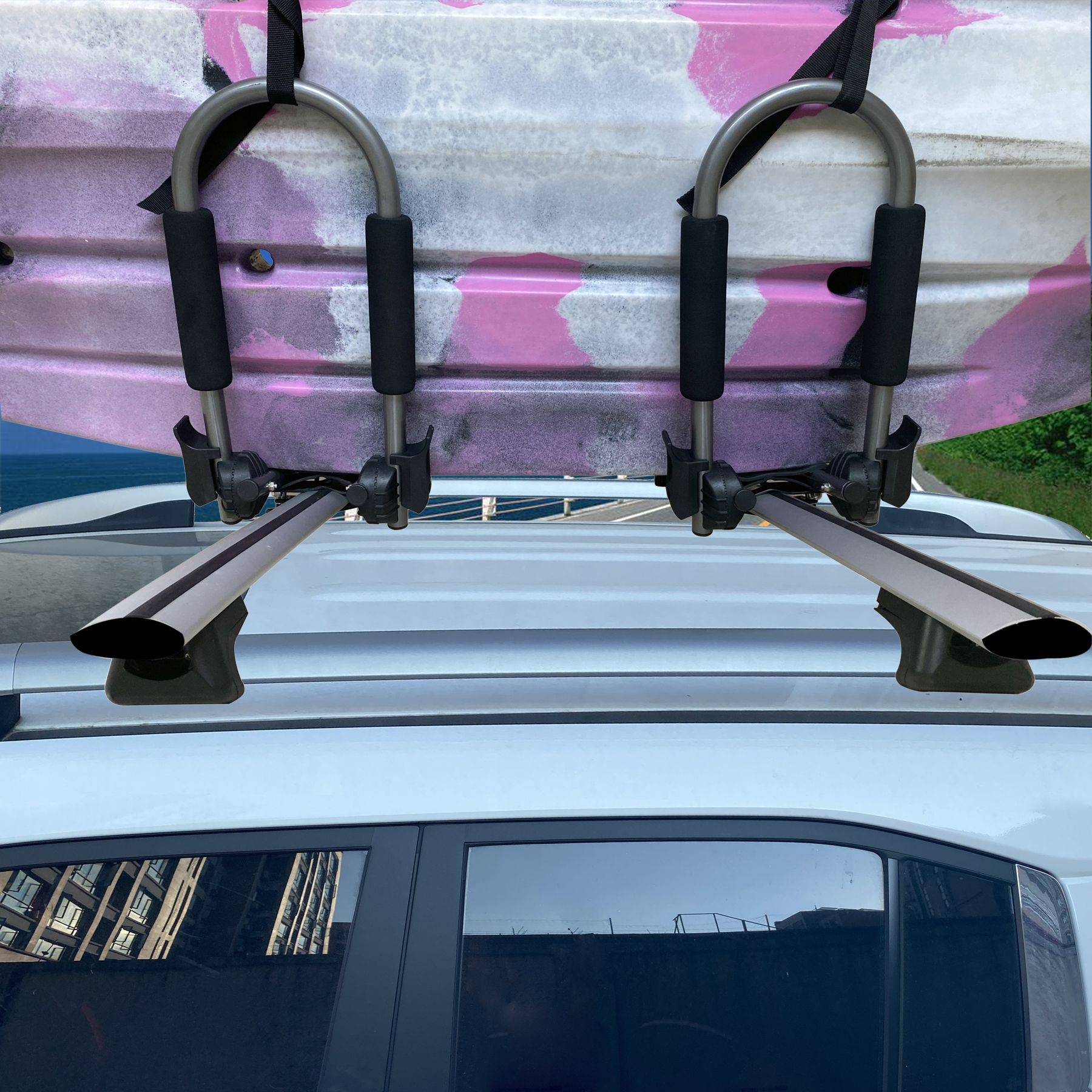 Canoe car top best sale carrier