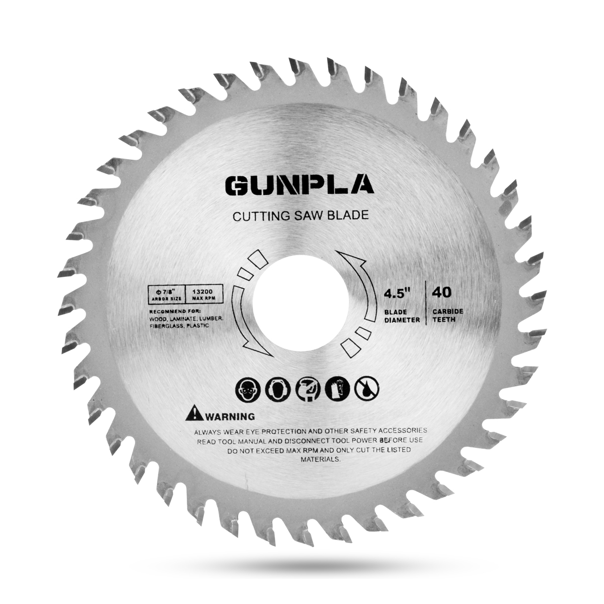 Saw Blade Disc for Angle Grinder 4 Inch TCT Wood Cutting Discs Circular 40 Teeth