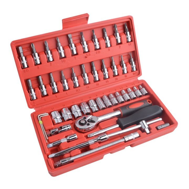 Gunpla Drive Socket Wrench 46 Piece 1 4 Socket Bit Set