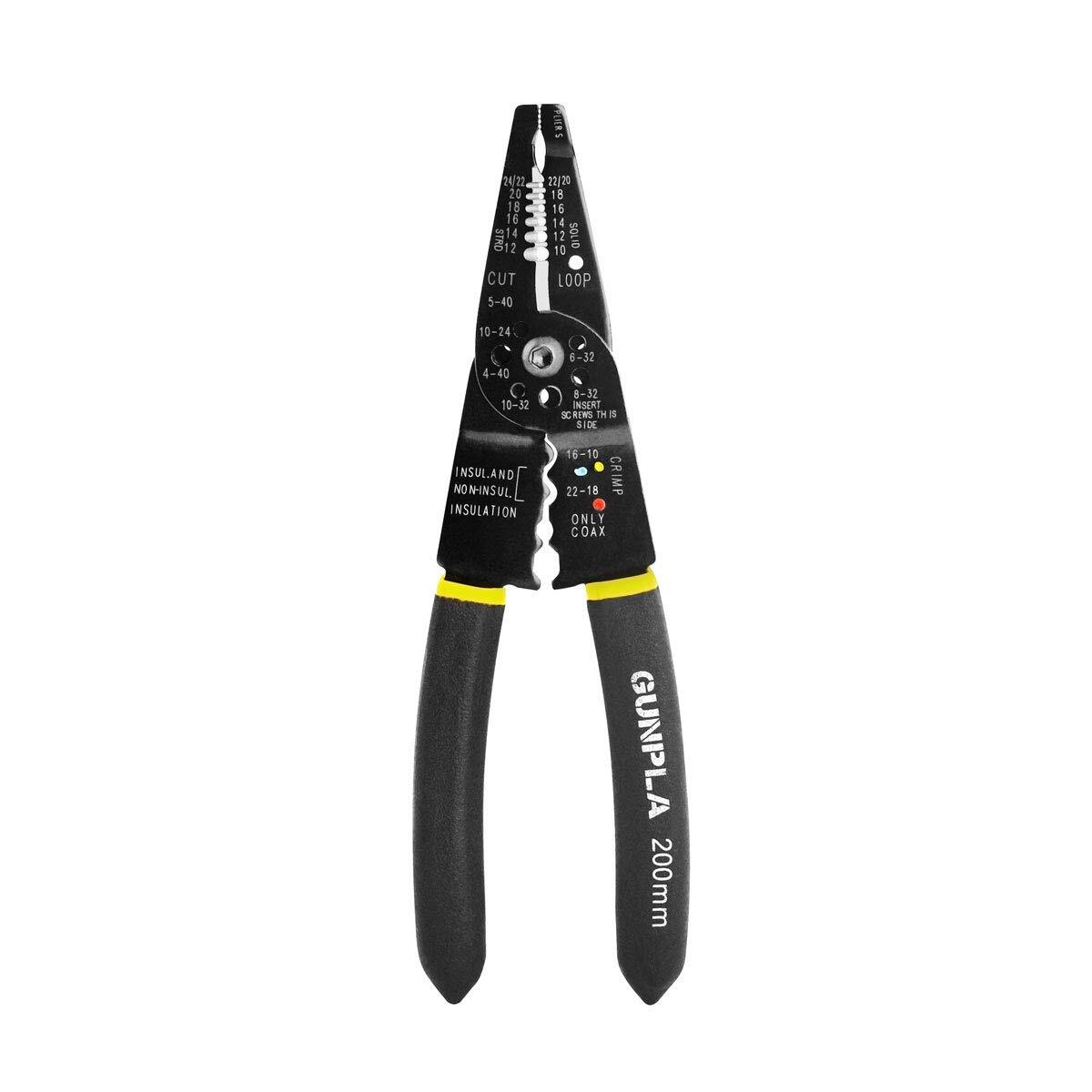 Cable Wire Stripper Cutter Hand Crimper Multi-function Terminal Stripping Tools