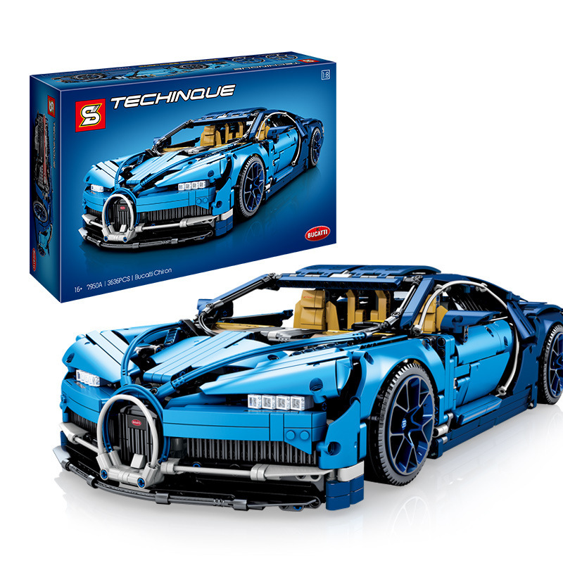 Bugatti Chiron Racing Car Sets Compatible Lego Model ...