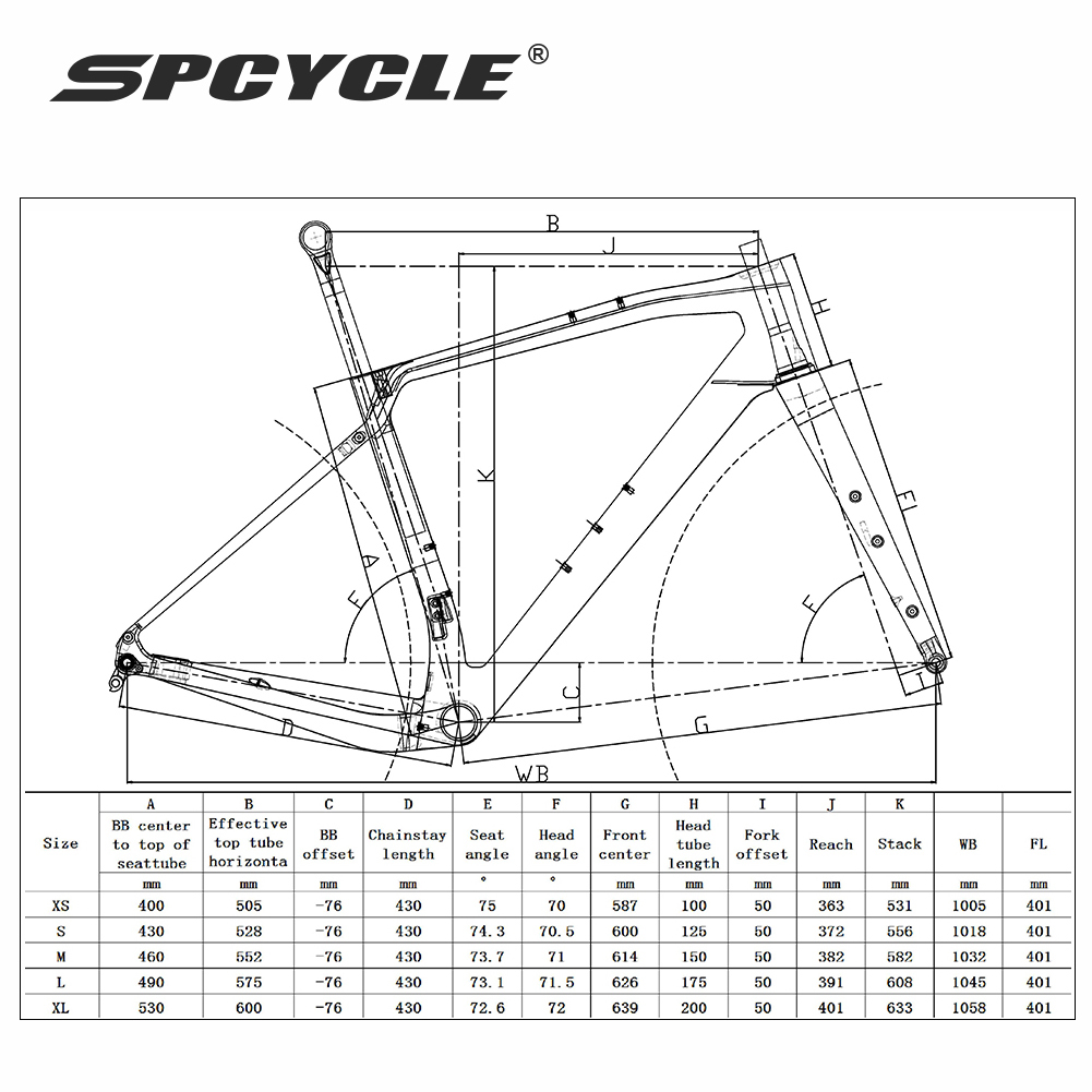 T1000 Carbon Gravel Frame 700x47C Disc Brake Road Cyclocross Bicycle