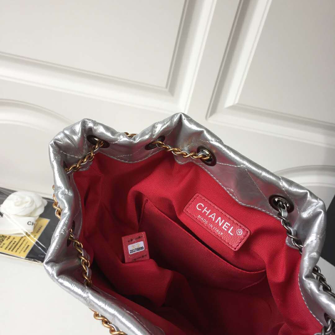 copy of Chanel Gabrielle Backpack Quilted Calfskin Small ...