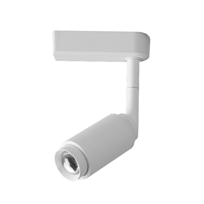 10W LED L-Type Rail Track Light – Lightolier Compatible, Rotatable Flood Light, 4000K Natural White, White Finish, 30° Beam, CRI 90+, Non-Dimmable
